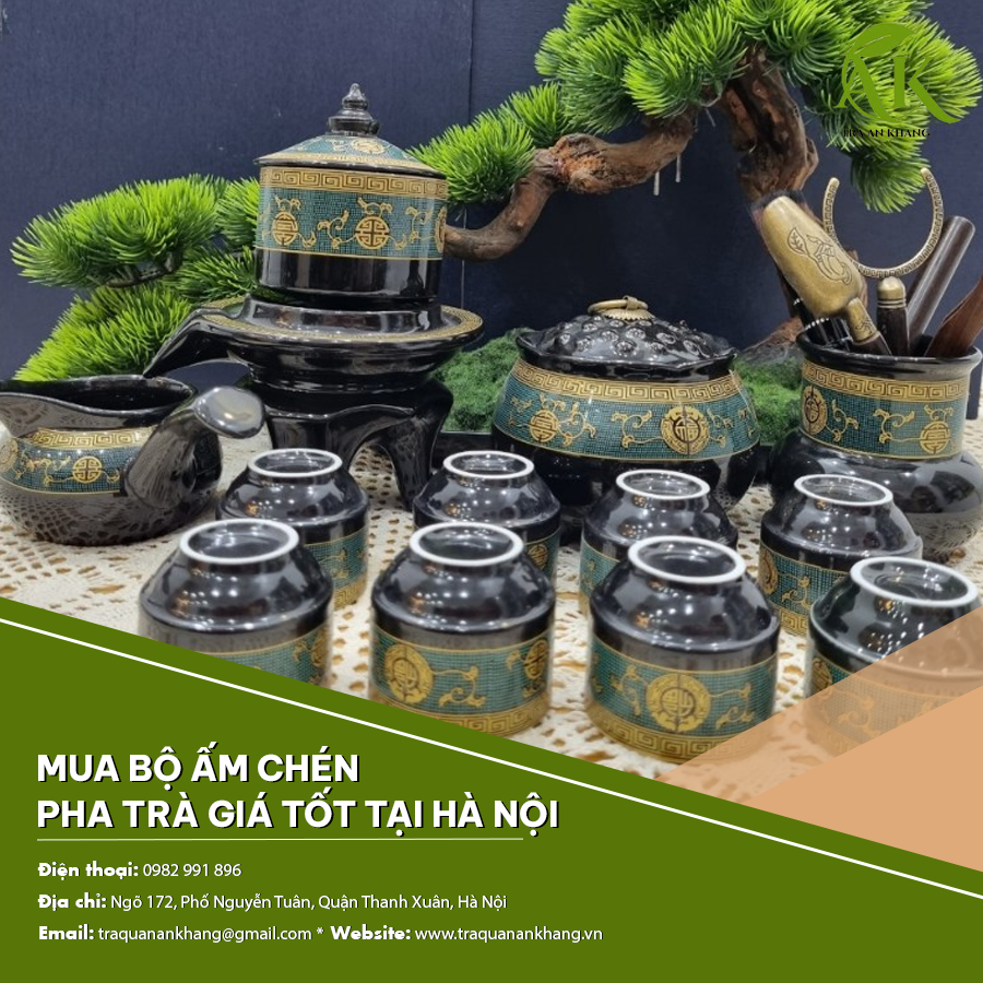 Nên mua bộ ấm chén pha trà giá tốt tại Hà Nội ở đâu?