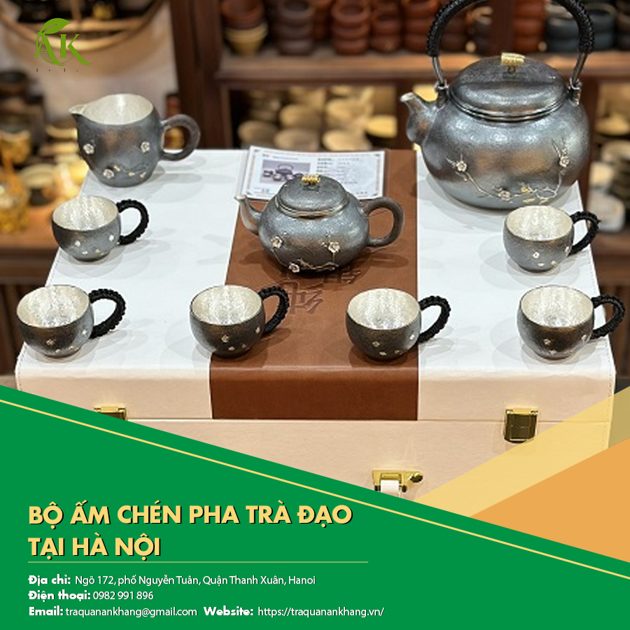 Bộ ấm chén pha trà đạo tại Hà Nội