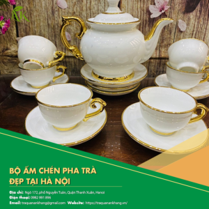 Bộ ấm chén pha trà đẹp tại Hà Nội