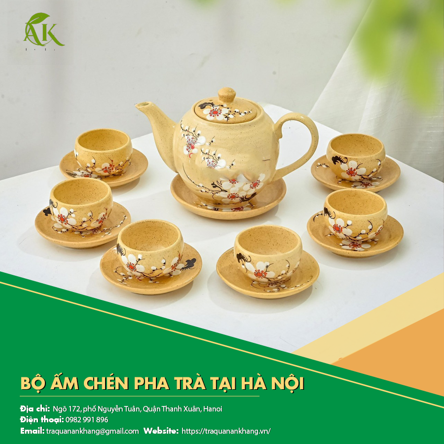 Bộ ấm chén pha trà tại Hà Nội