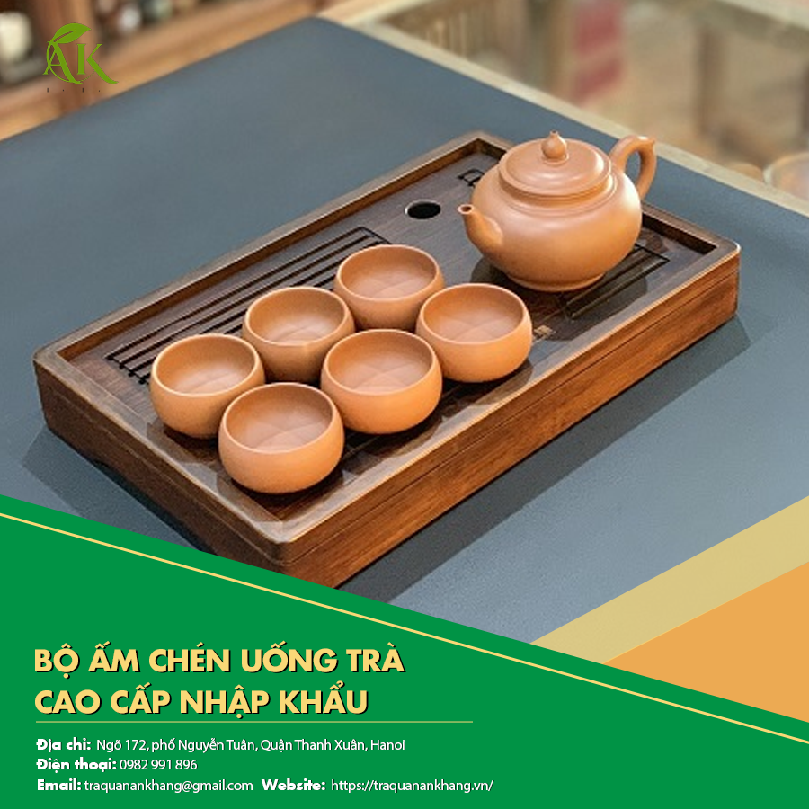 Bộ ấm chén uống trà cao cấp nhập khẩu