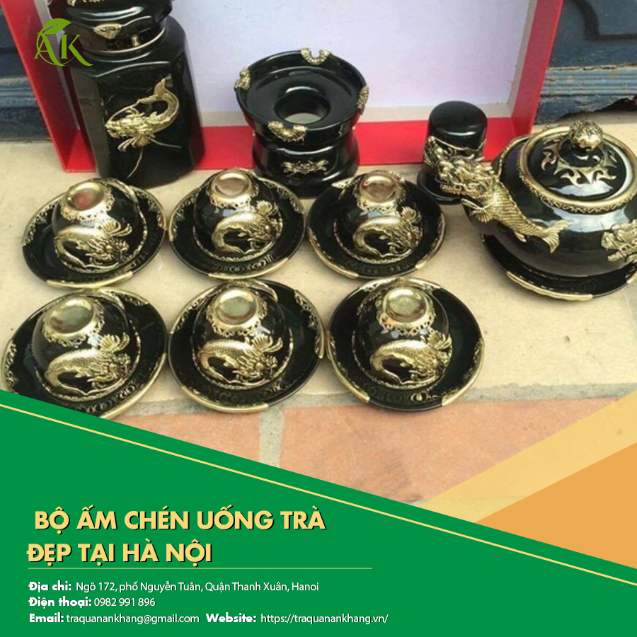 Bộ ấm chén uống trà đẹp tại Hà Nội đẹp nhất