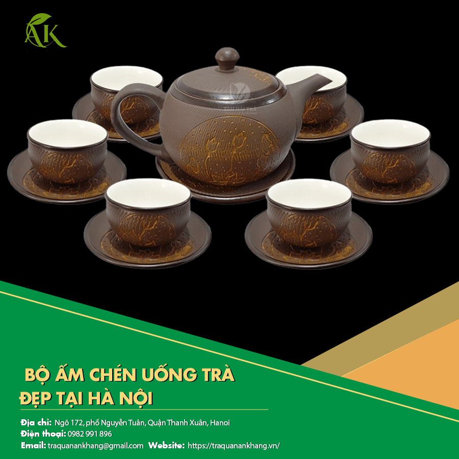 Bộ ấm chén uống trà đẹp tại Hà Nội