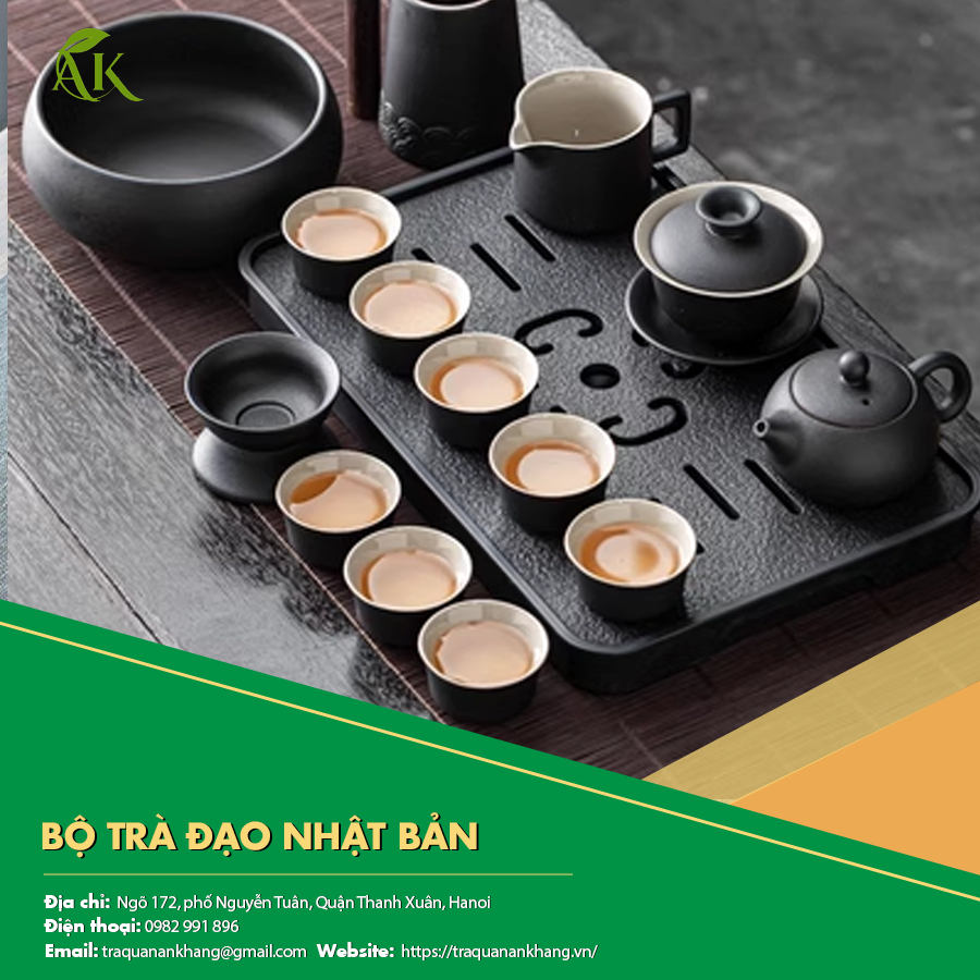bộ ấm trà đạo Nhật Bản đẹp 2025