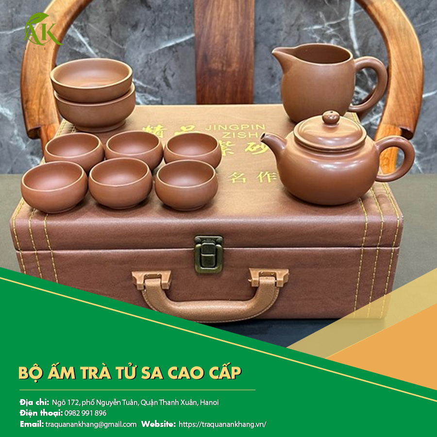 Bộ ấm trà tử sa cao cấp