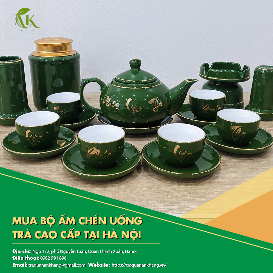 Mua bộ ấm chén uống trà cao cấp tại Hà Nội uy tín
