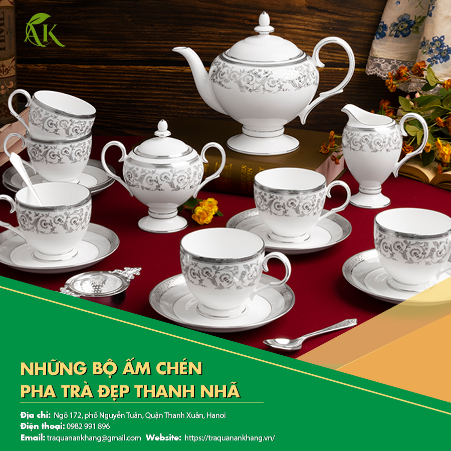Những bộ ấm chén pha trà đẹp thanh nhã 2025
