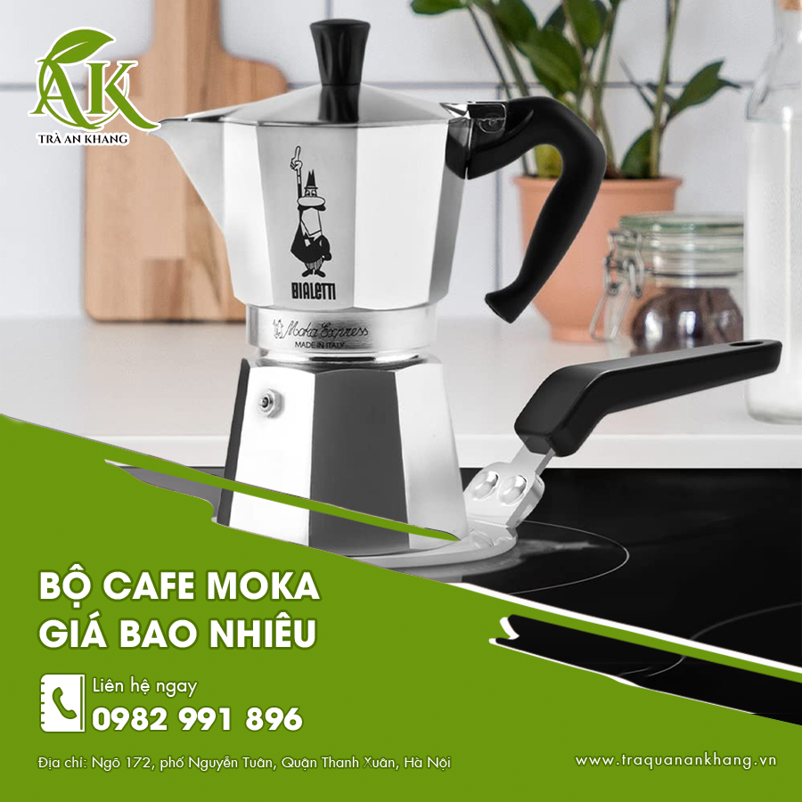 Bộ cafe Moka giá bao nhiêu
