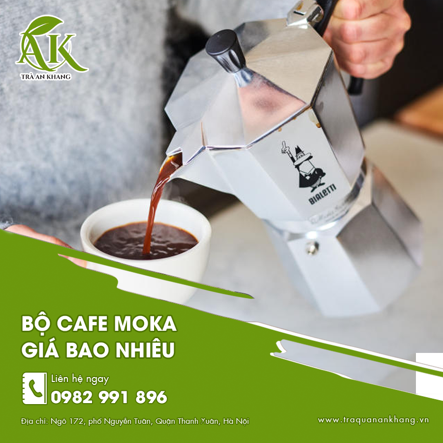 Bộ cafe Moka giá bao nhiêu