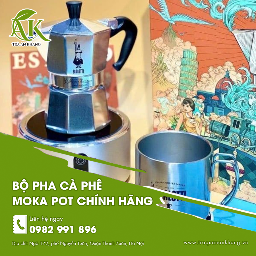 Bộ pha cà phê Moka Pot chính hãng