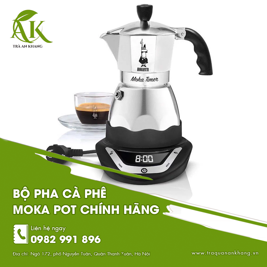 Bộ pha cà phê Moka Pot chính hãng
