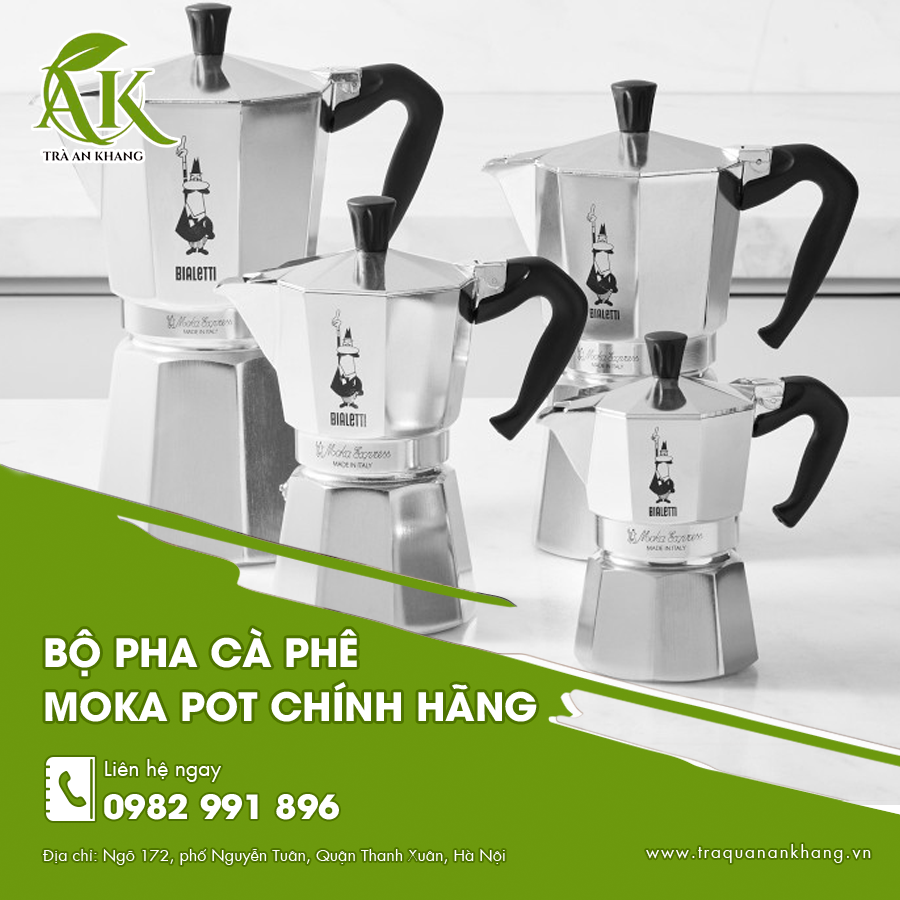 Bộ pha cà phê Moka Pot chính hãng