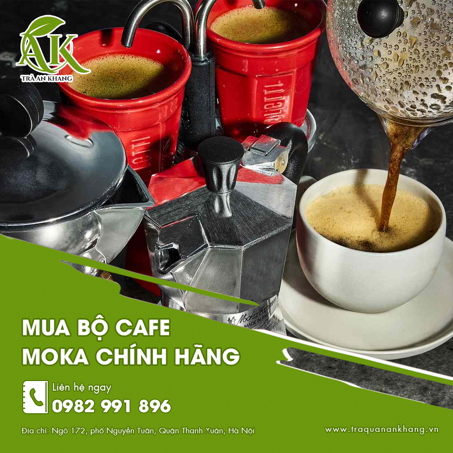 Mua bộ cafe Moka chính hãng