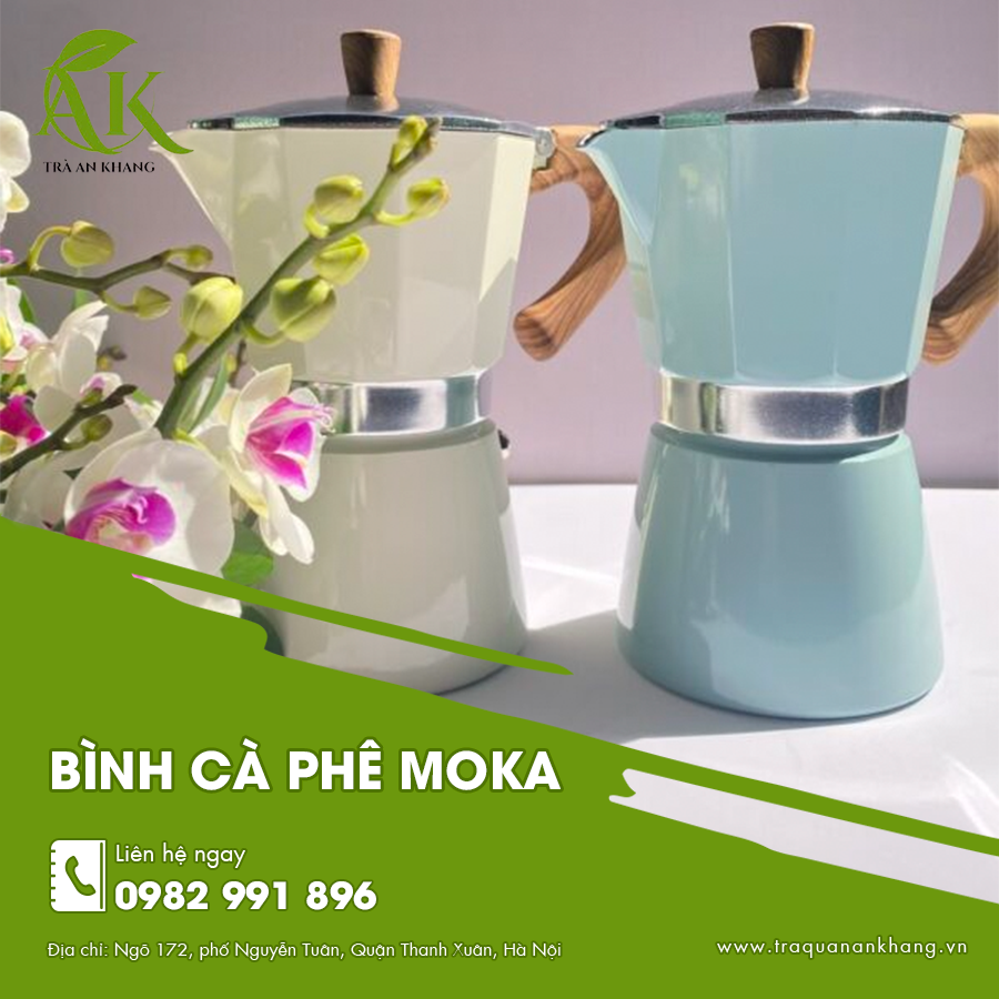 Bình cà phê moka nhôm nguyên khối giữ trọn hương vị cà phê Ý. Bình cà phê moka nhôm nguyên khối giữ trọn hương vị cà phê Ý.