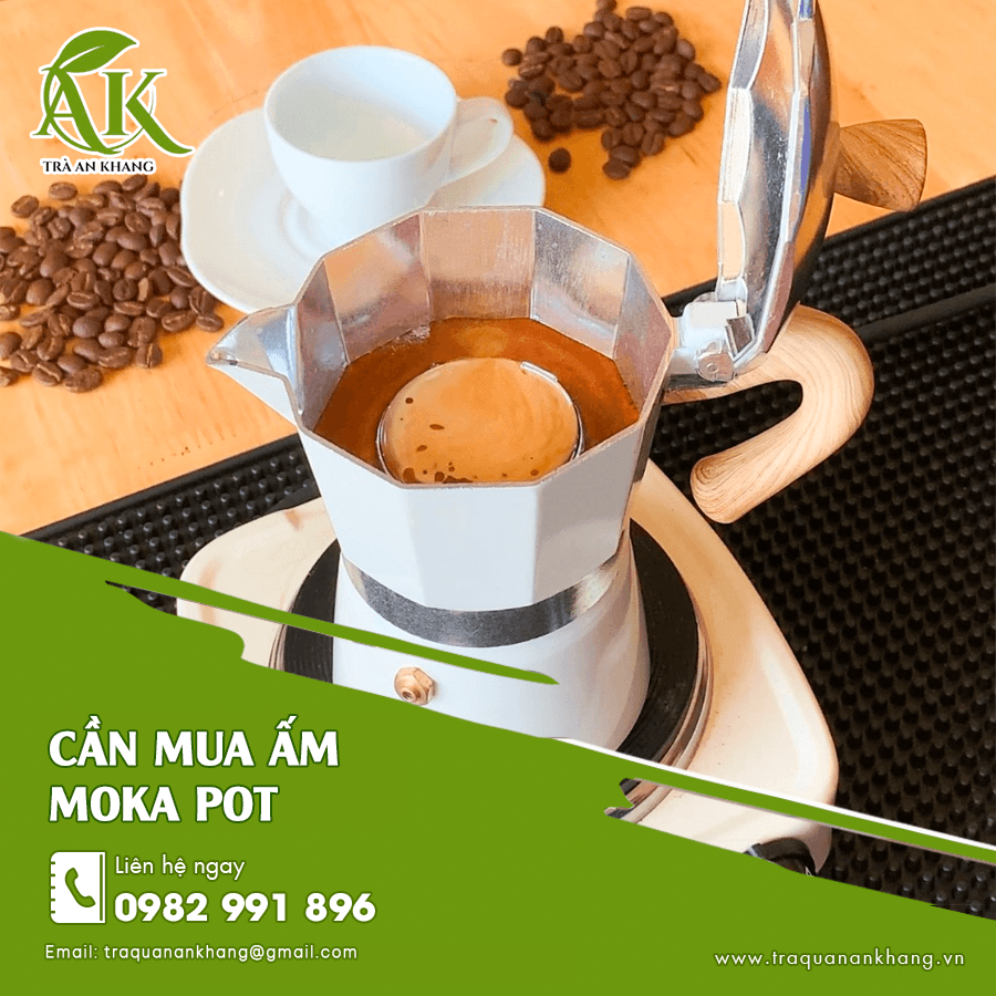Pha cà phê tại nhà với ấm Moka Pot